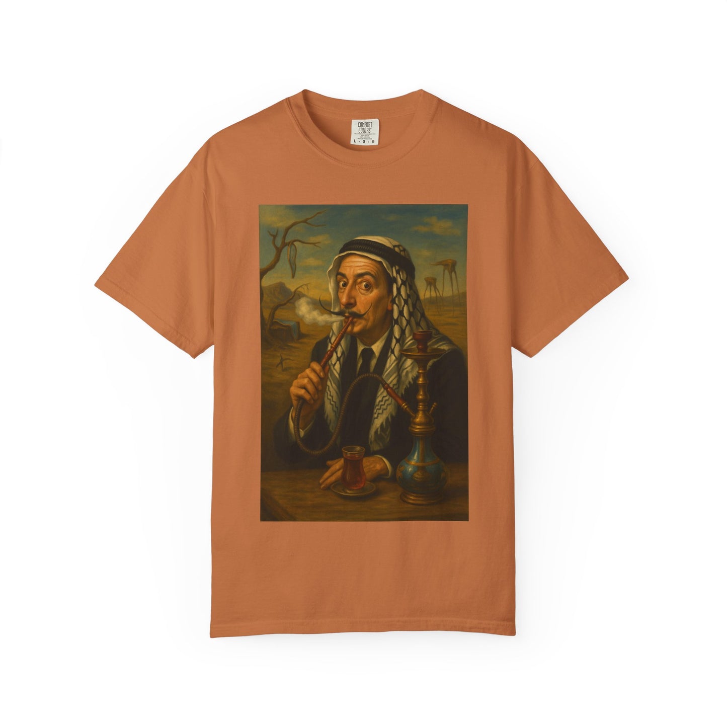 T-Shirt Salvador Dali Smoking Shisha