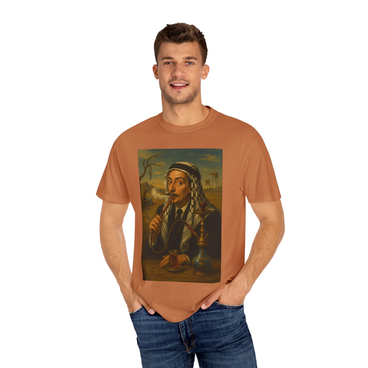 T-Shirt Salvador Dali Smoking Shisha