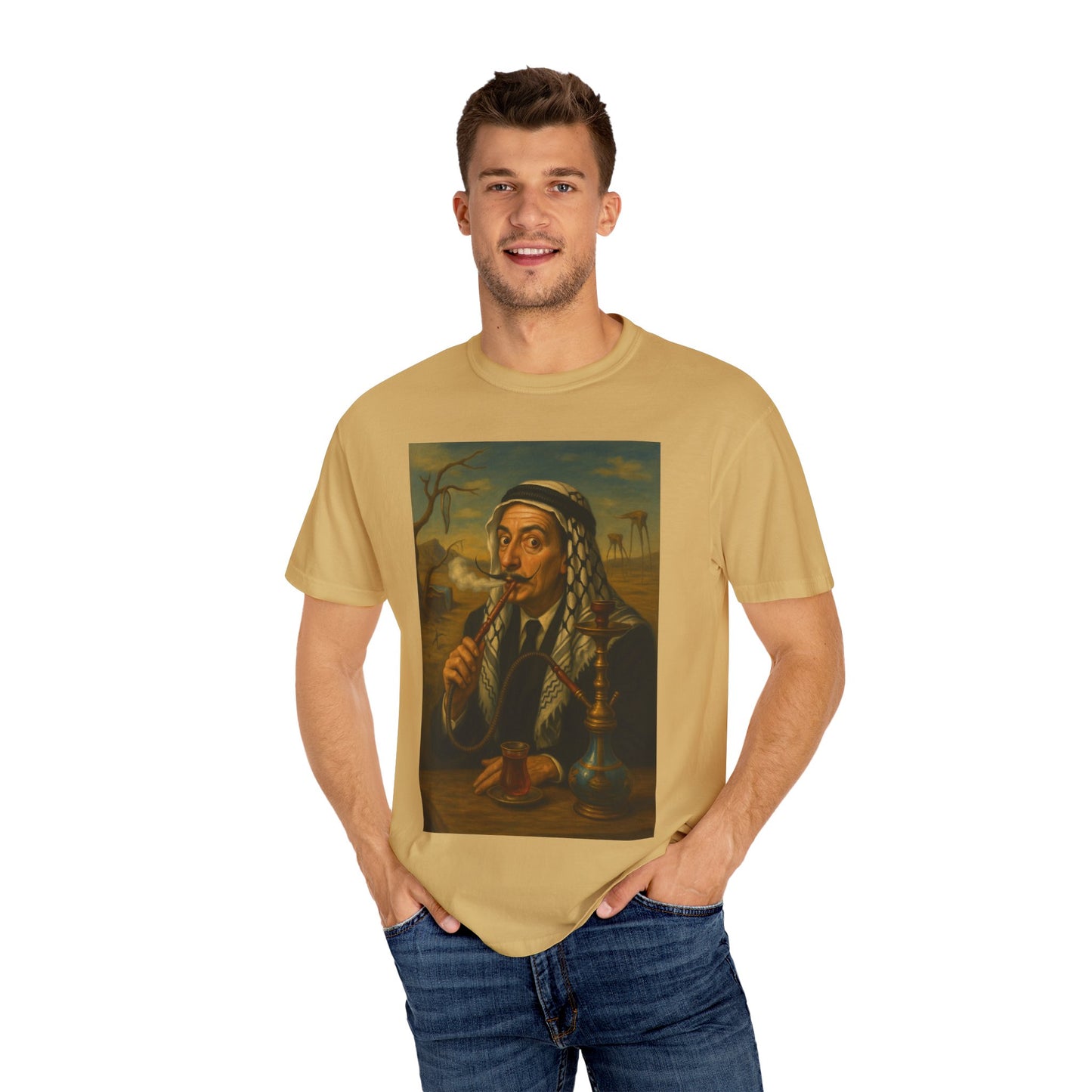 T-Shirt Salvador Dali Smoking Shisha