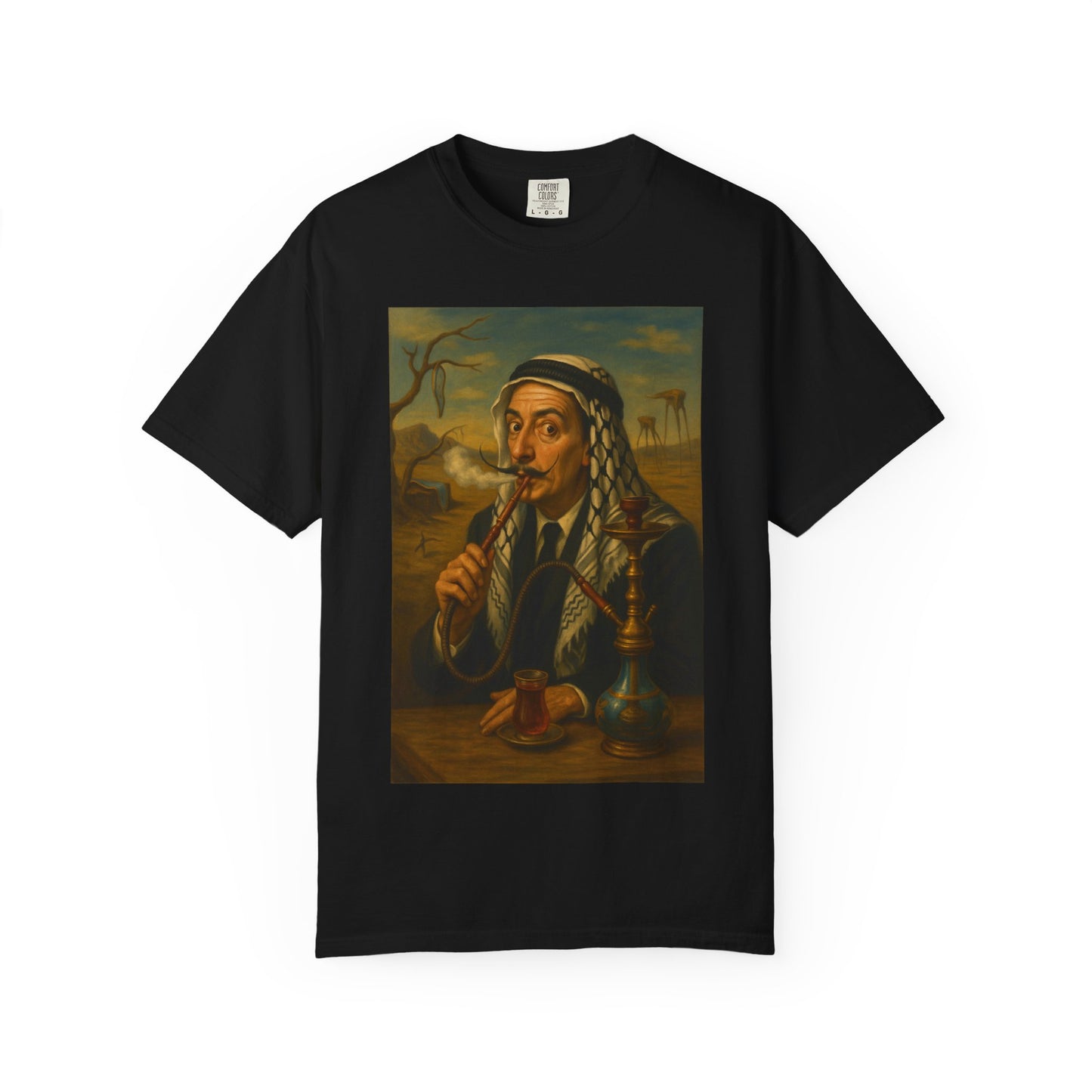 T-Shirt Salvador Dali Smoking Shisha