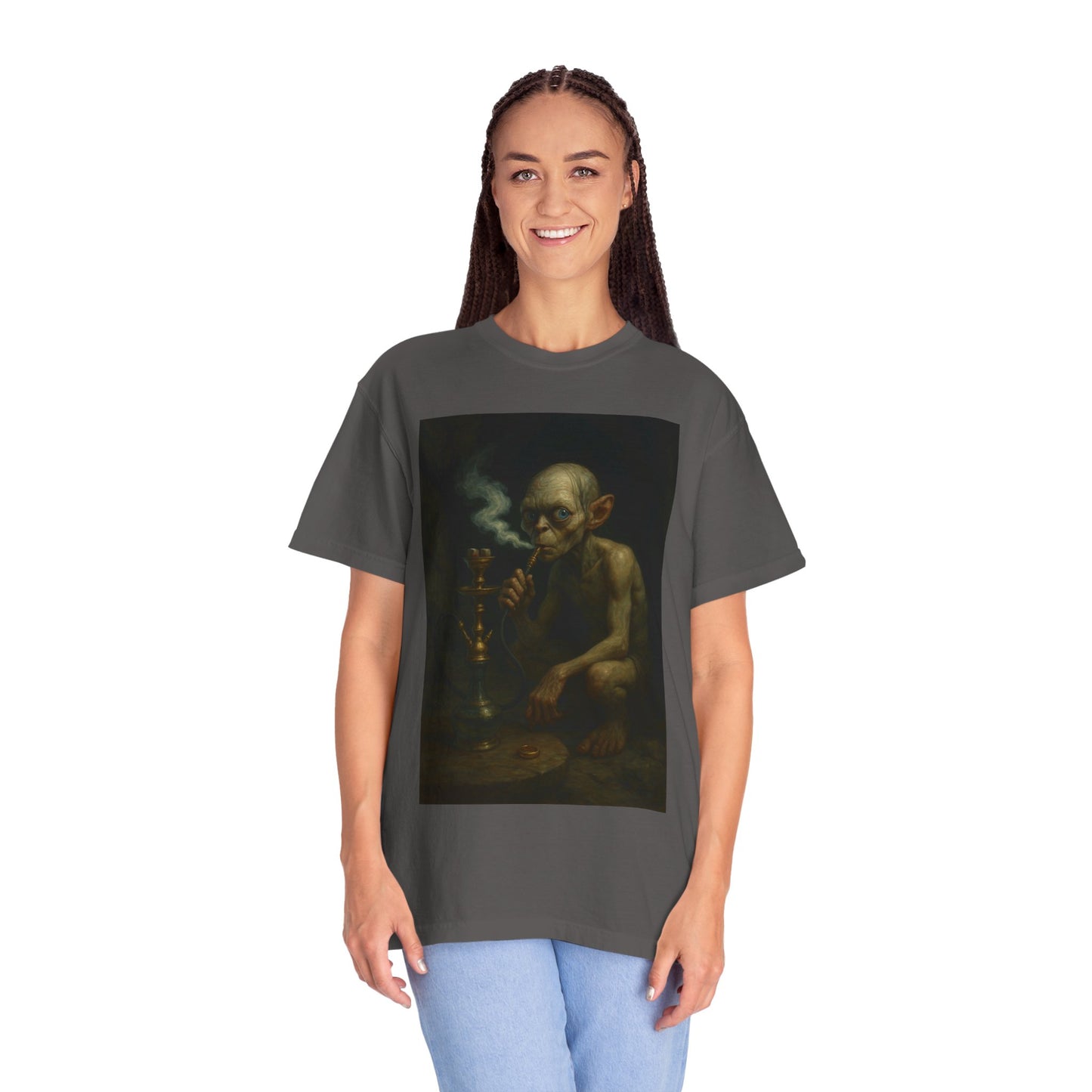 T-Shirt Gollum Smoking Shisha