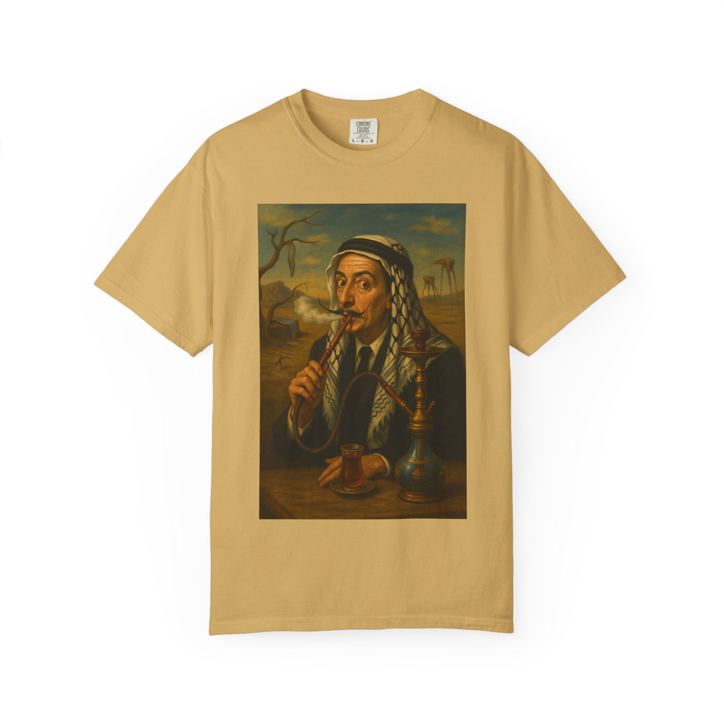 T-Shirt Salvador Dali Smoking Shisha