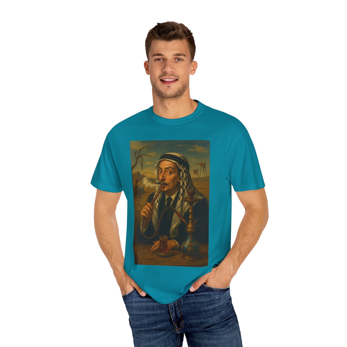 T-Shirt Salvador Dali Smoking Shisha