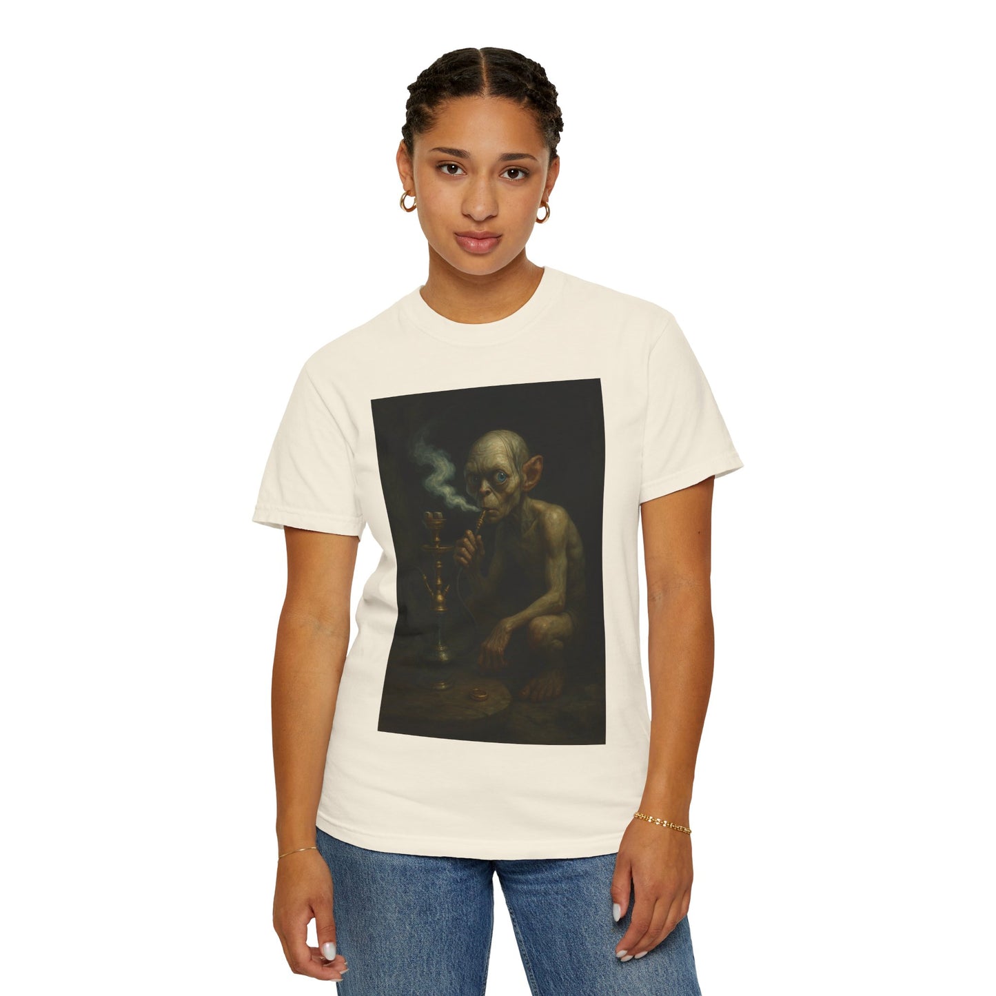 T-Shirt Gollum Smoking Shisha