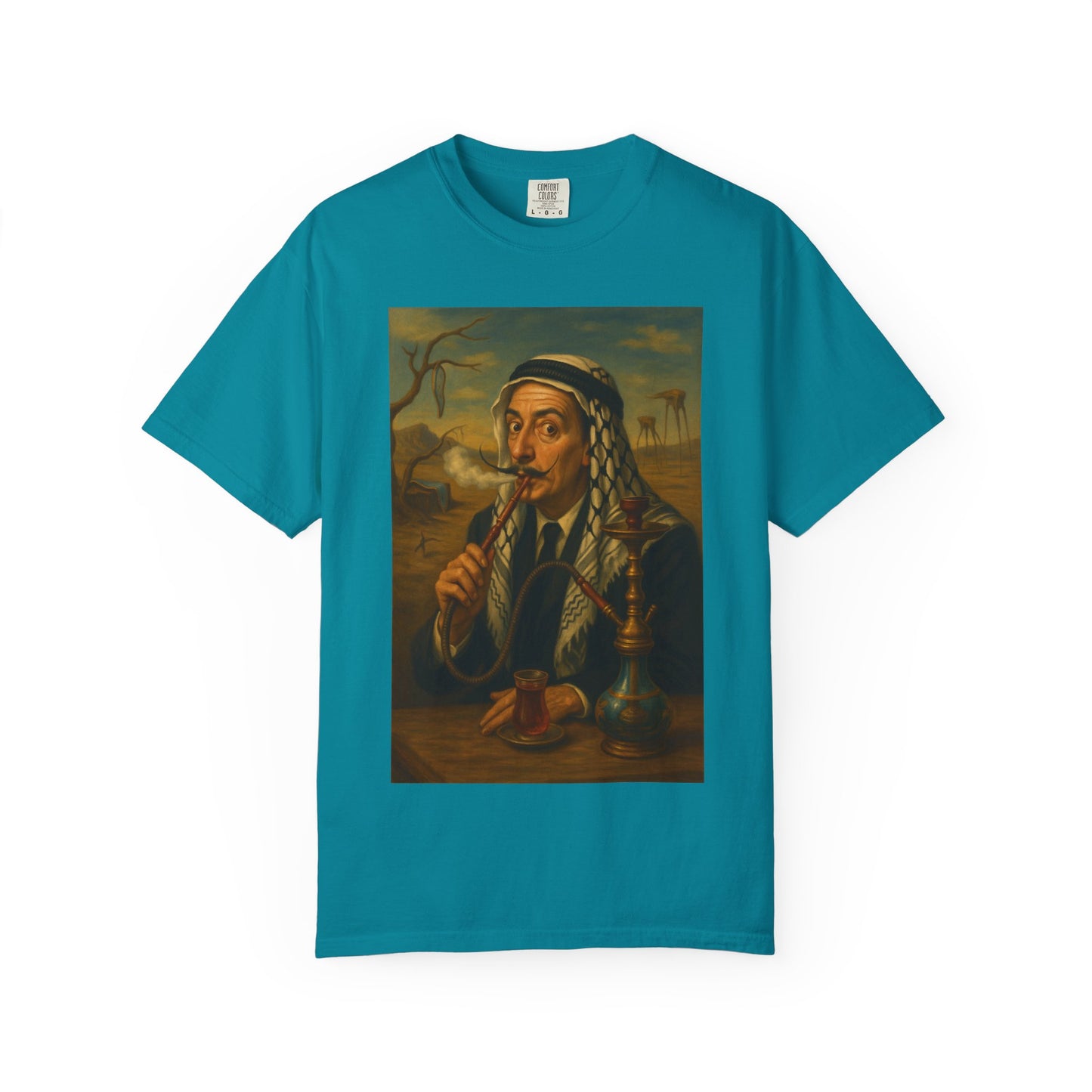 T-Shirt Salvador Dali Smoking Shisha