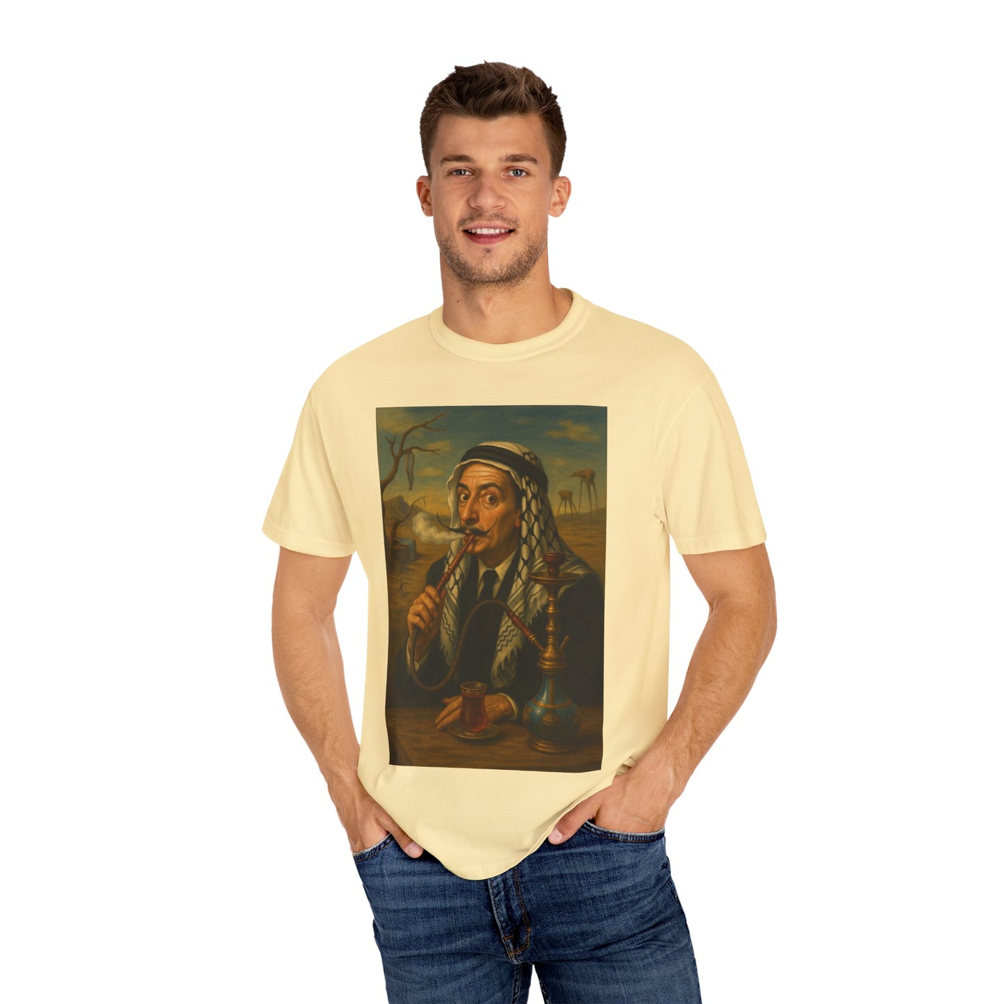 T-Shirt Salvador Dali Smoking Shisha