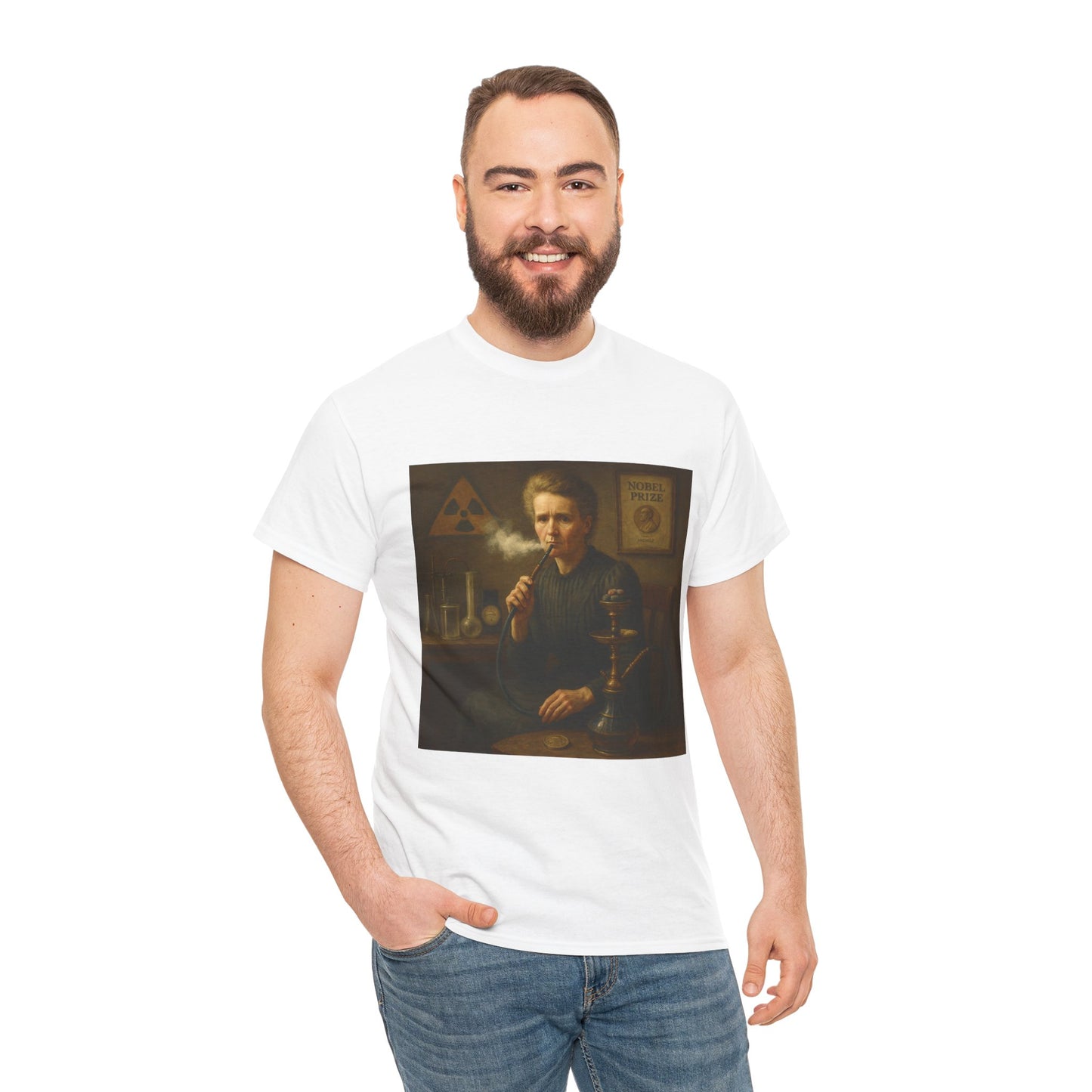 T-Shirt Marie Curie Smoking Shisha