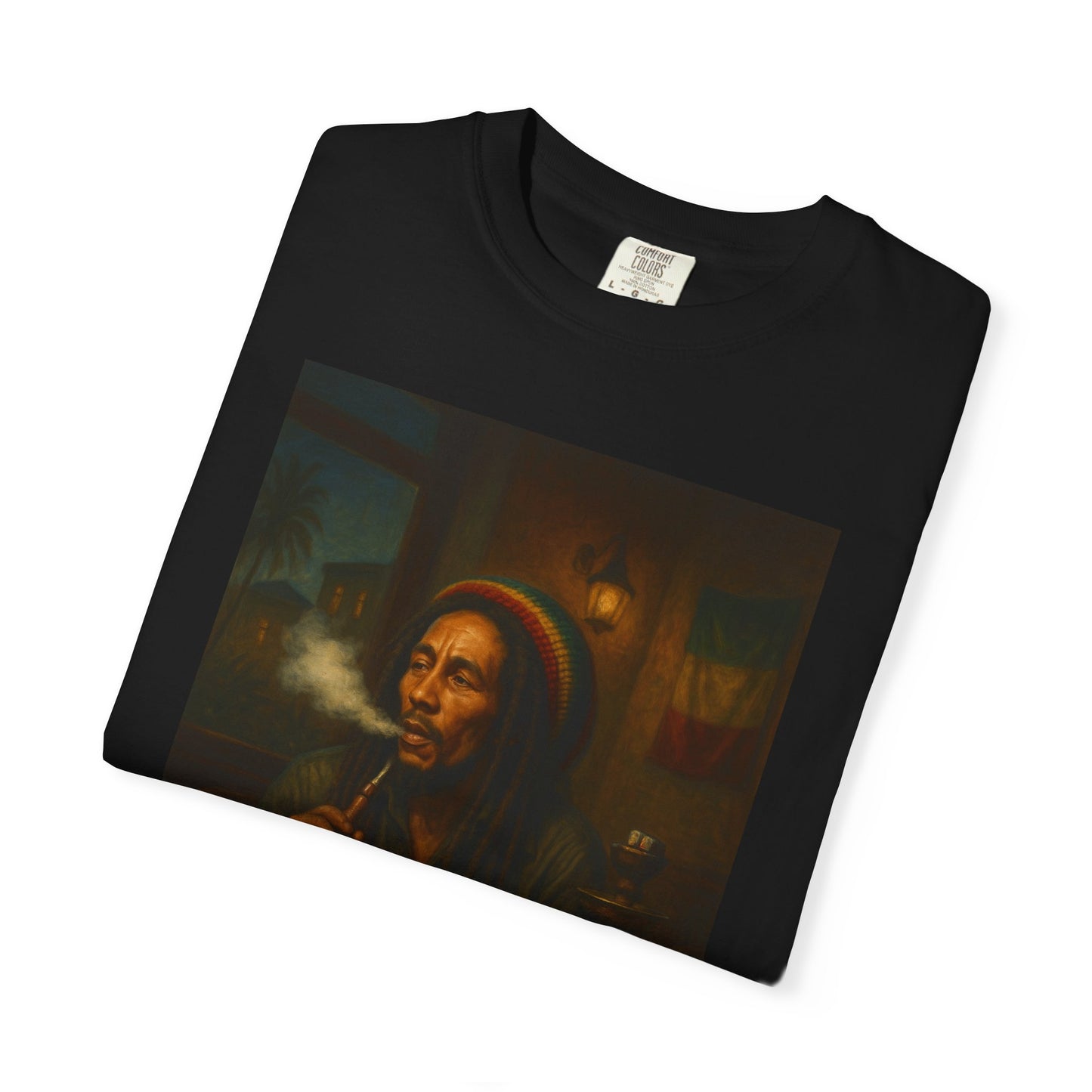T-Shirt BobMarley Smoking Shisha