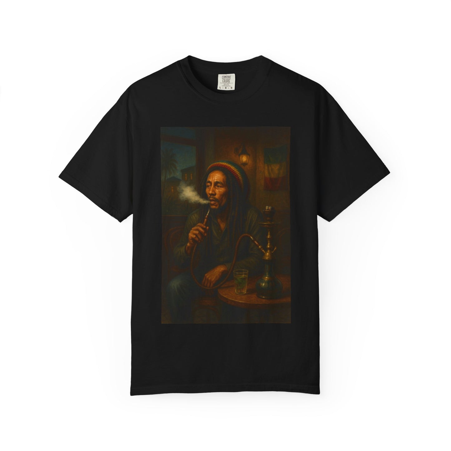 T-Shirt BobMarley Smoking Shisha