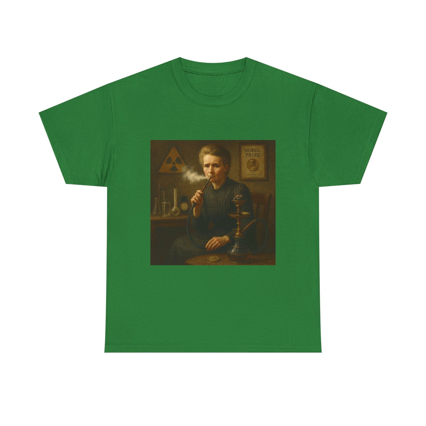 T-Shirt Marie Curie Smoking Shisha