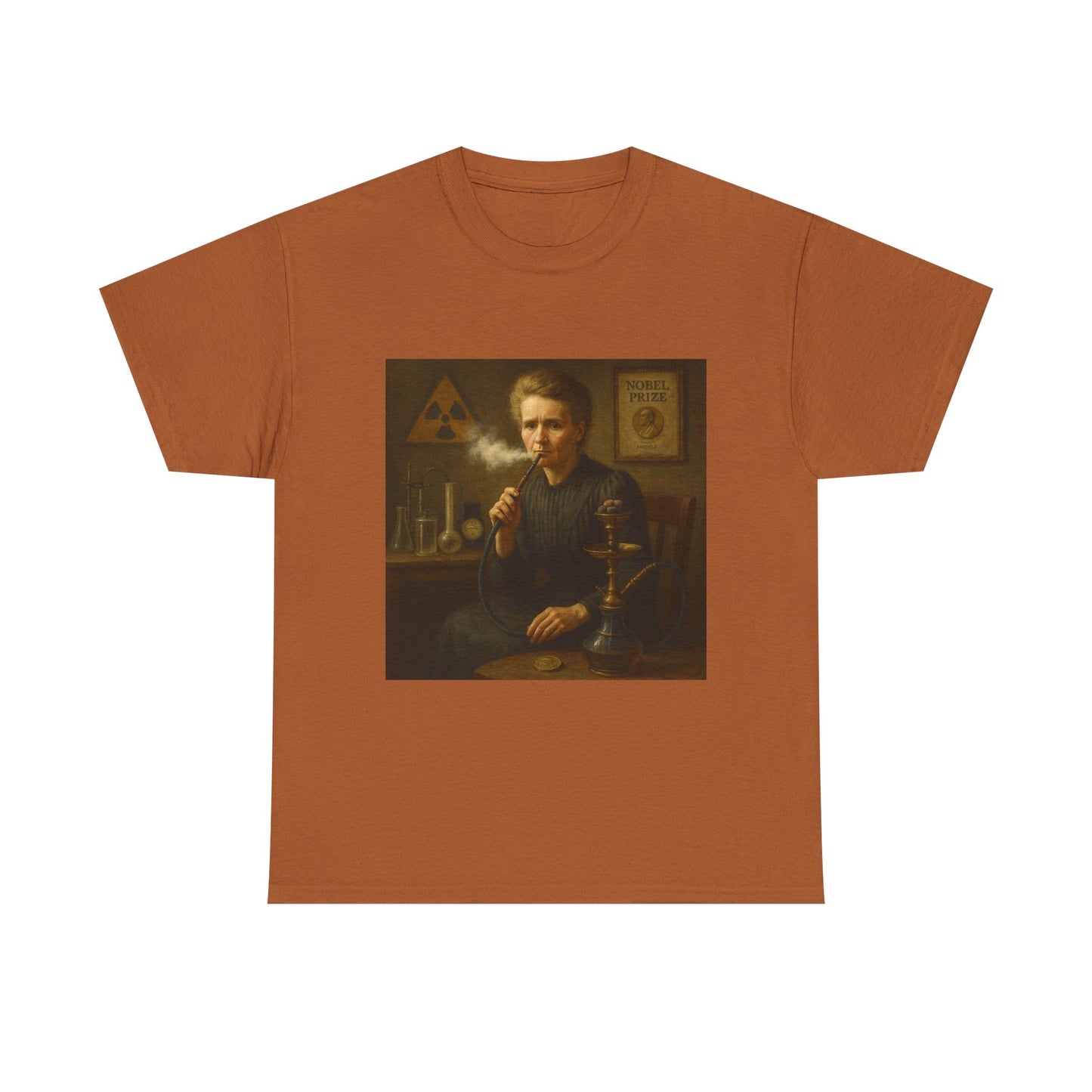 T-Shirt Marie Curie Smoking Shisha