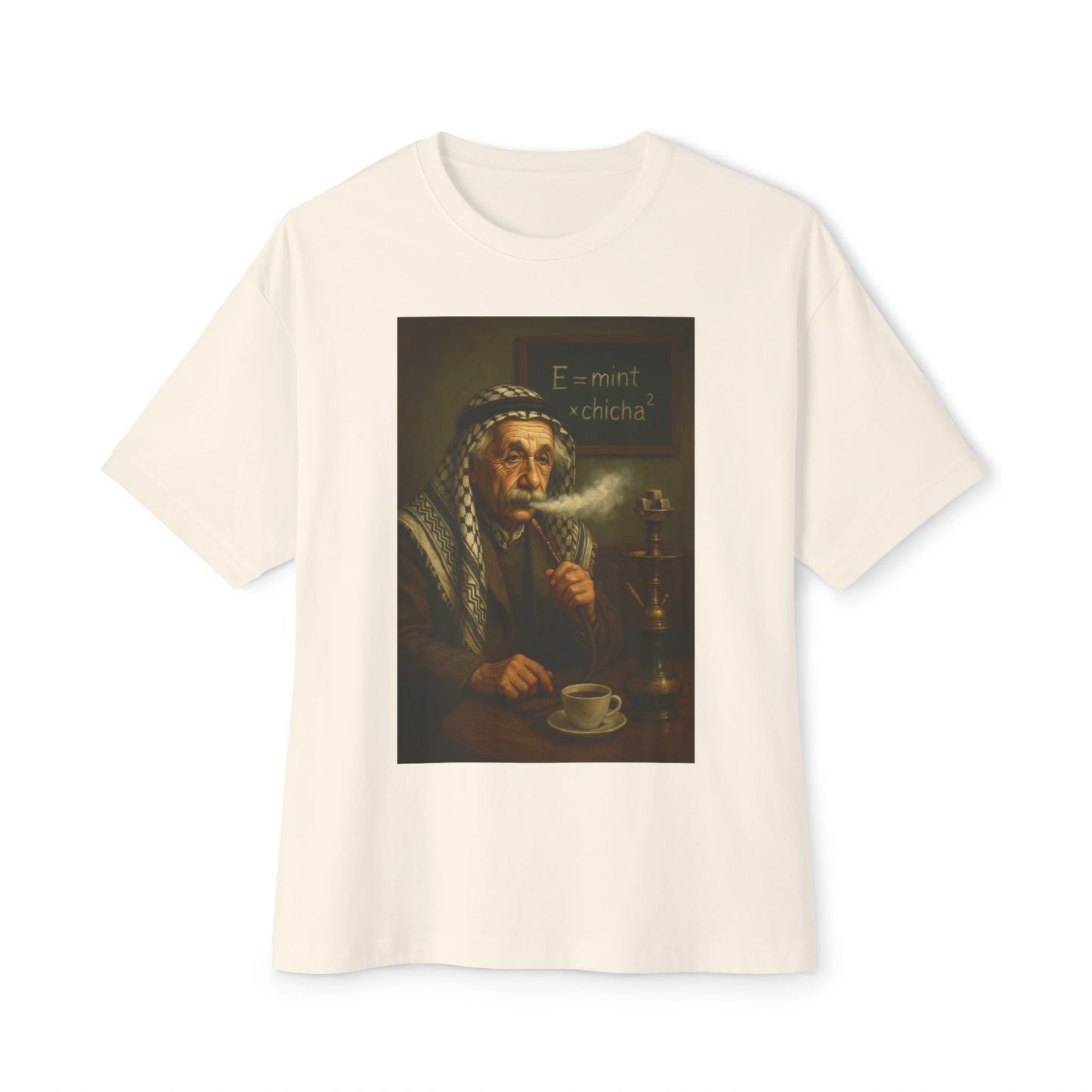 T-Shirt Einstein Smoking Shisha