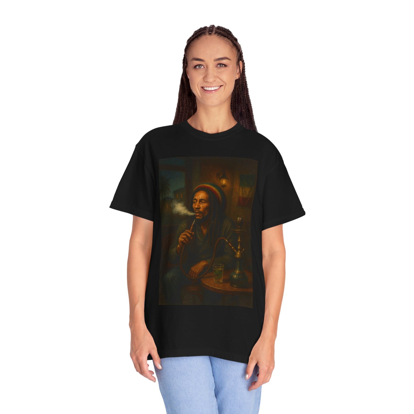 T-Shirt BobMarley Smoking Shisha