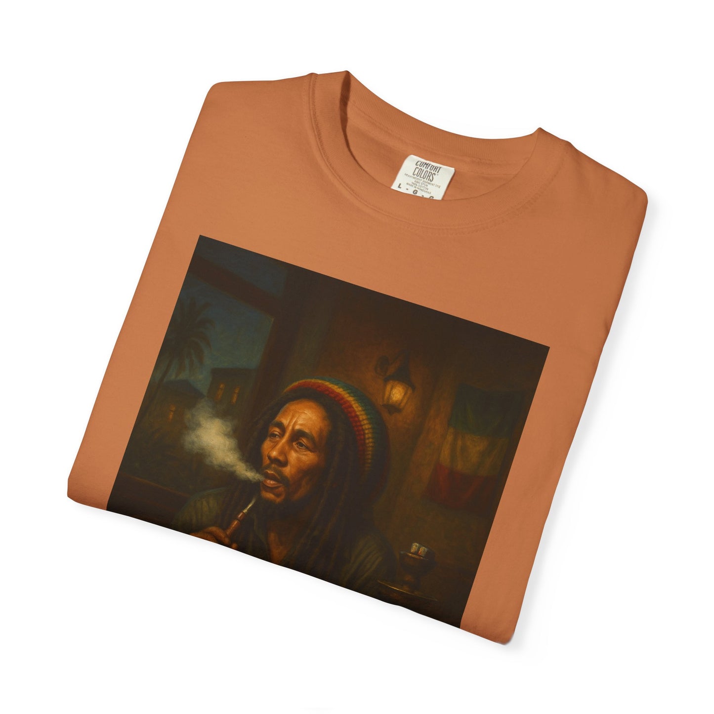T-Shirt BobMarley Smoking Shisha