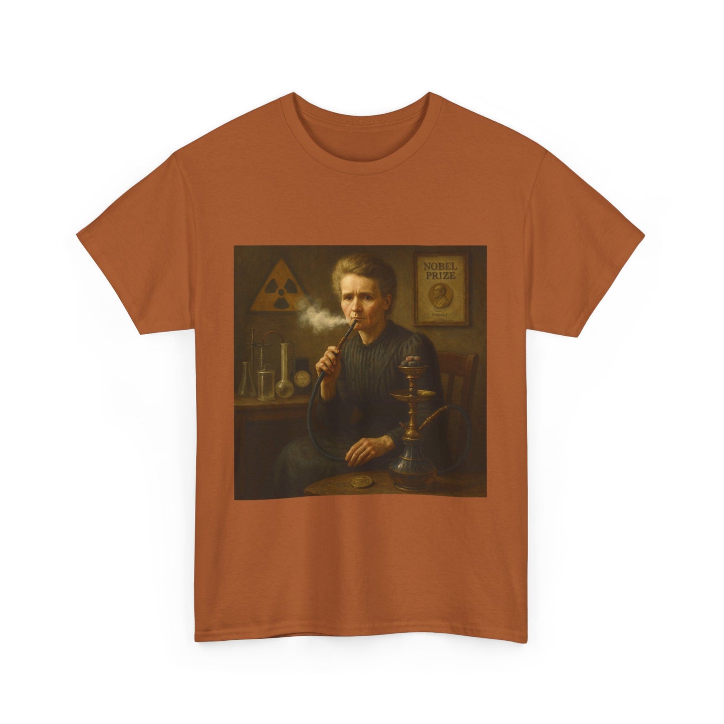 T-Shirt Marie Curie Smoking Shisha
