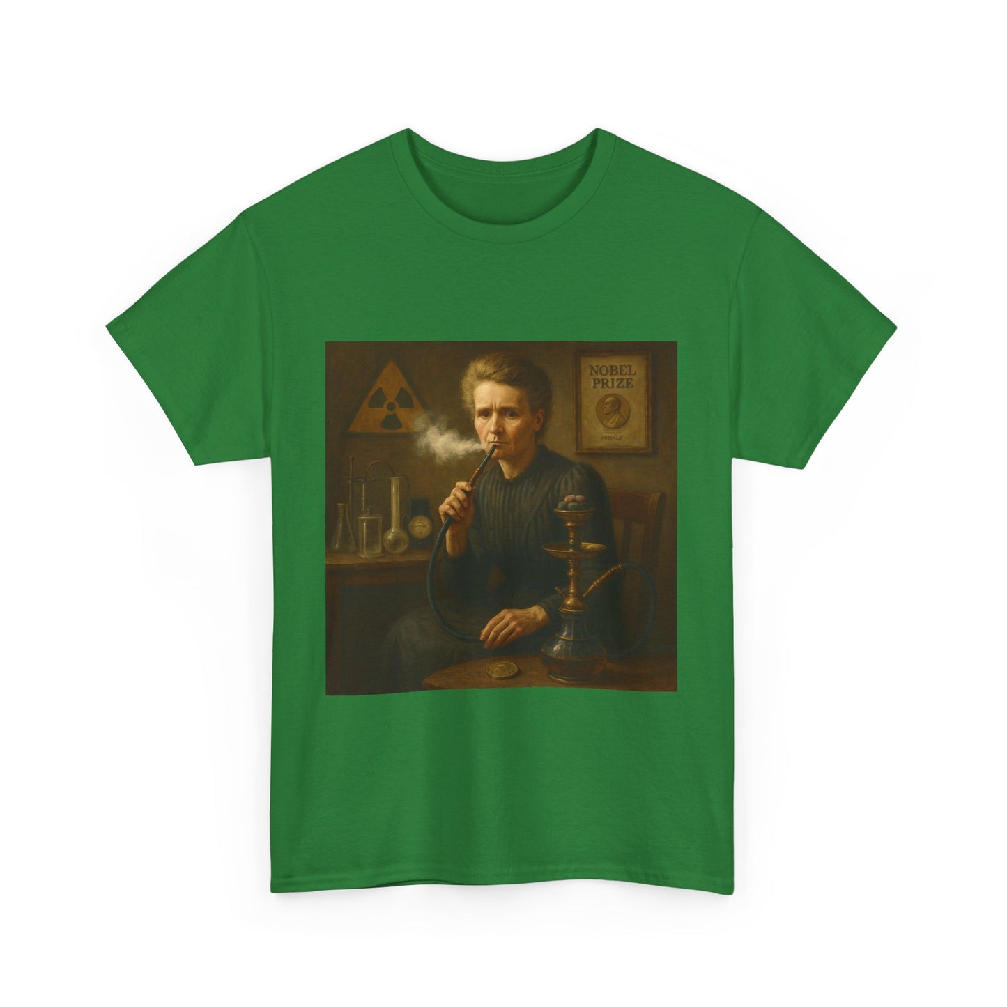T-Shirt Marie Curie Smoking Shisha