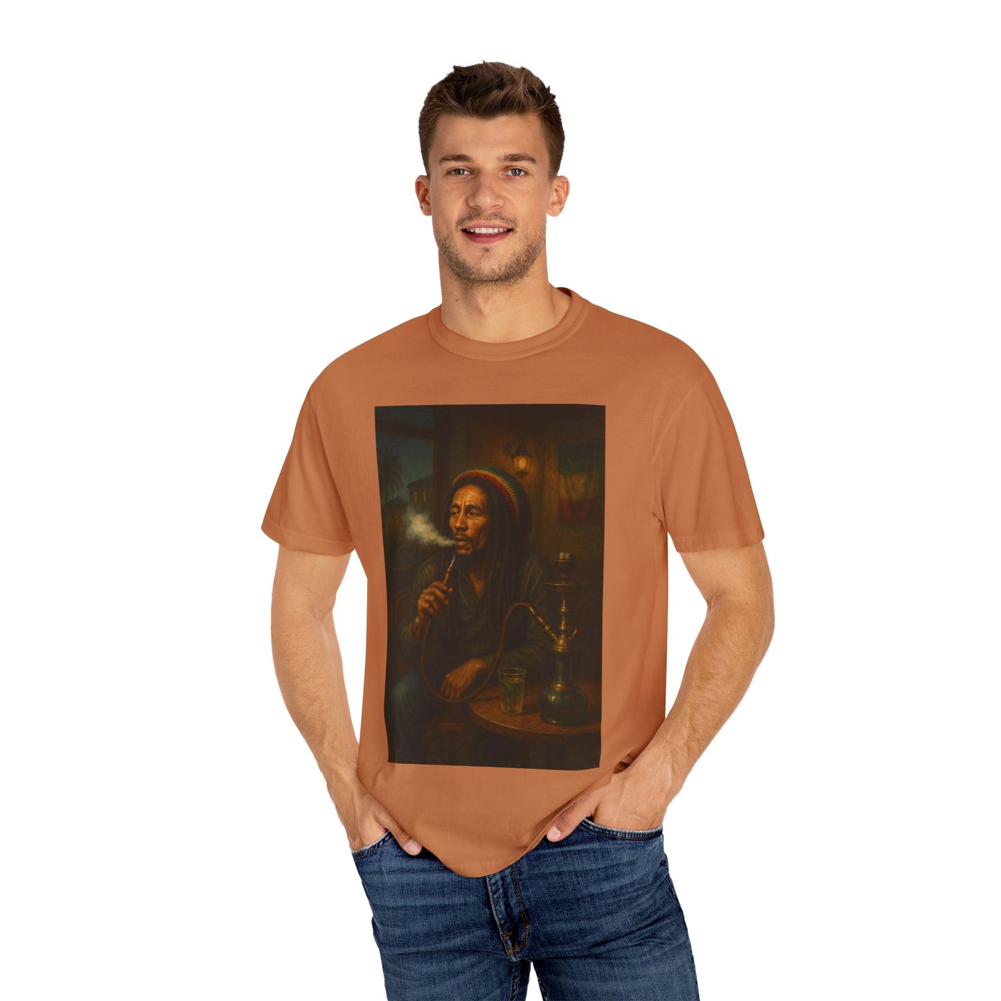 T-Shirt BobMarley Smoking Shisha