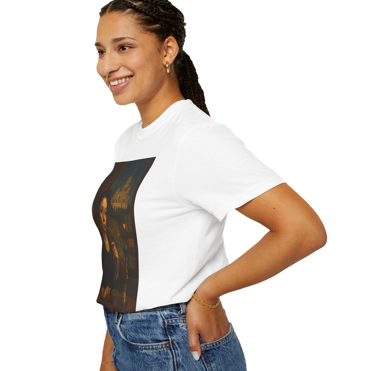 T-Shirt Edith Piaf Smoking Shisha