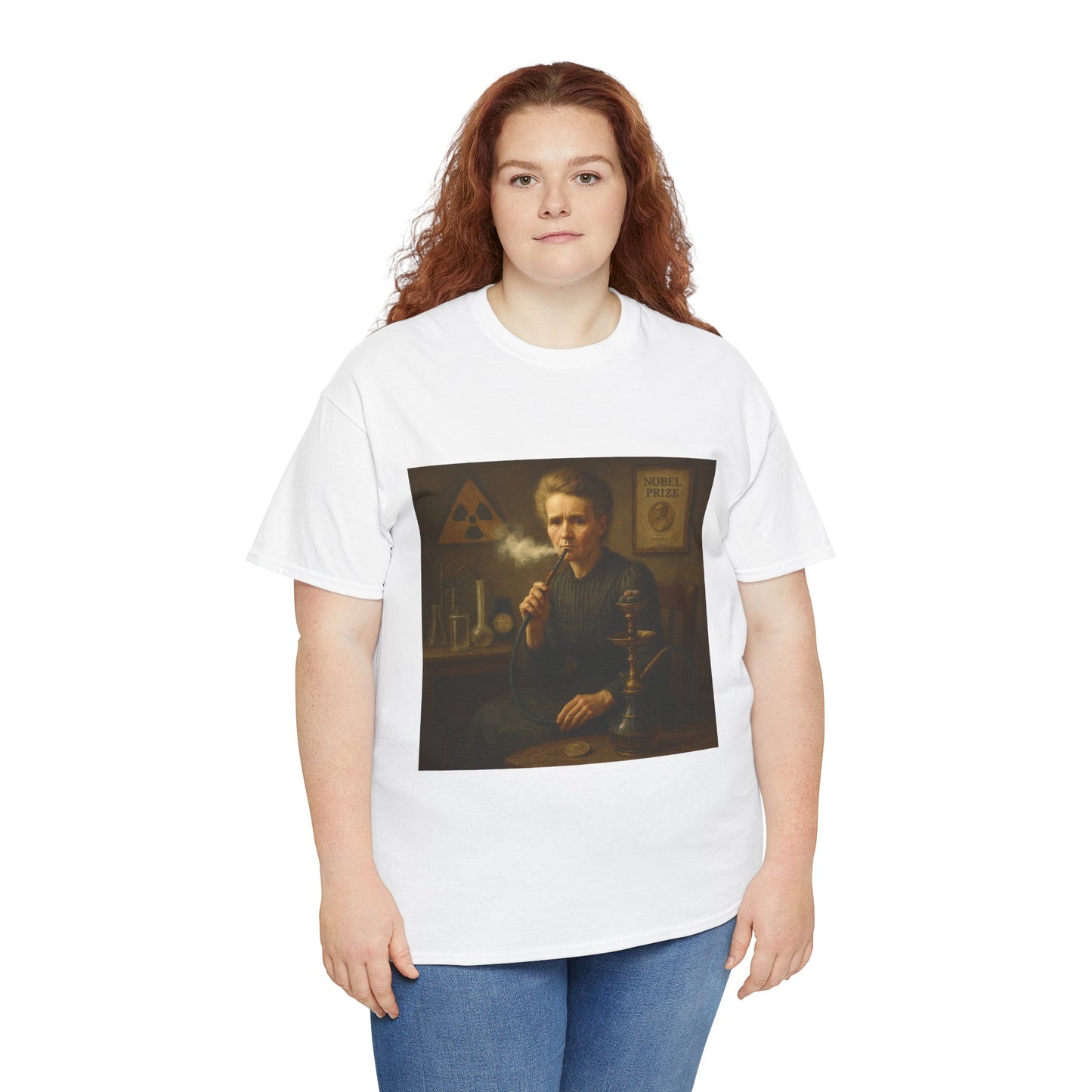 T-Shirt Marie Curie Smoking Shisha