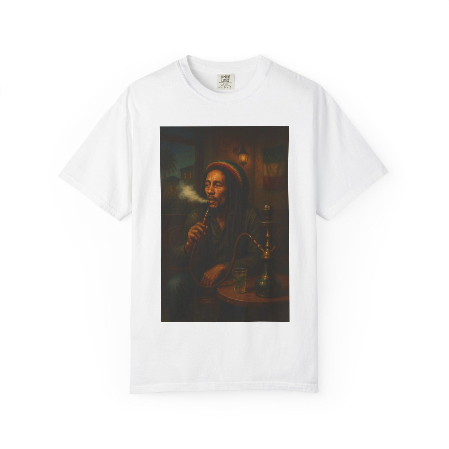 T-Shirt BobMarley Smoking Shisha