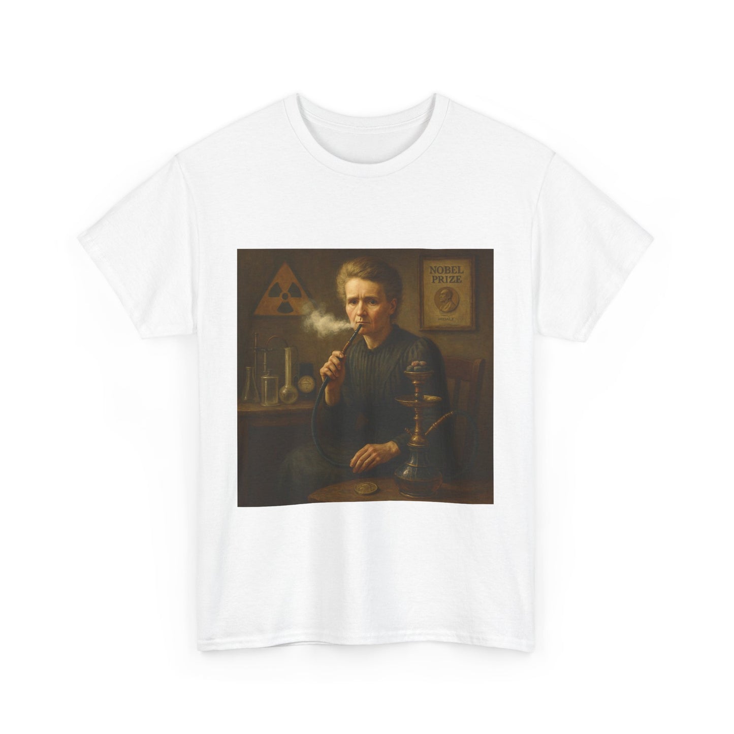 T-Shirt Marie Curie Smoking Shisha