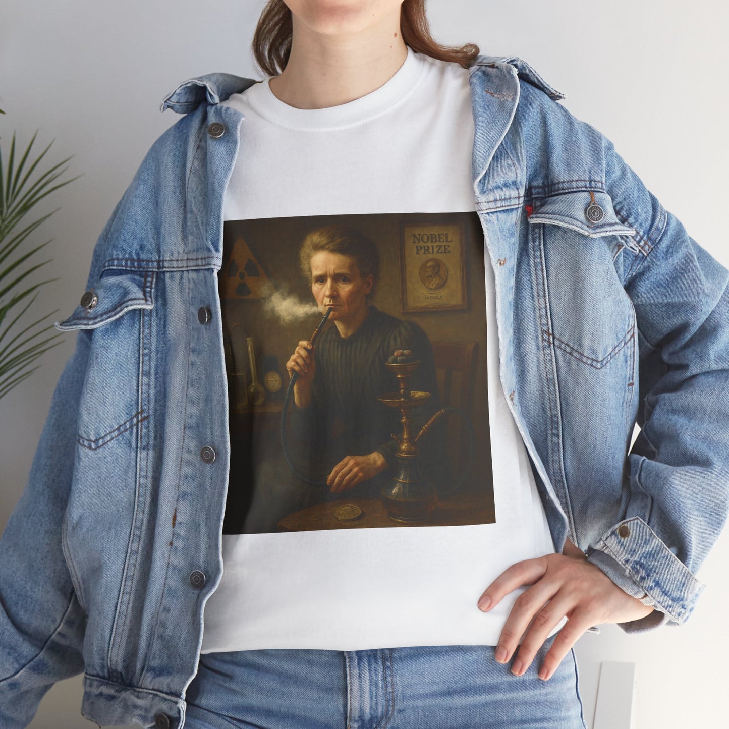 T-Shirt Marie Curie Smoking Shisha