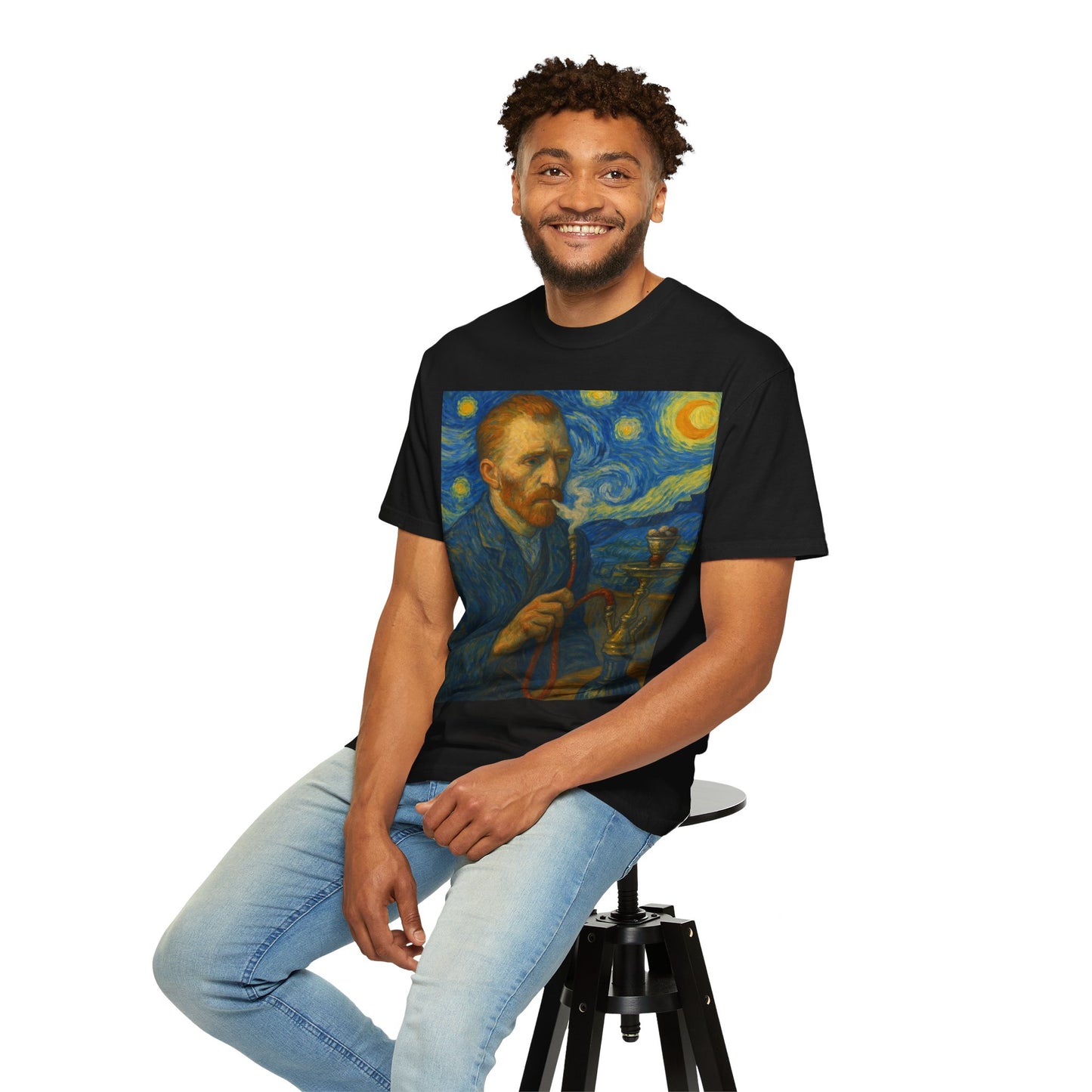 Vincent van Gogh Smoking shisha