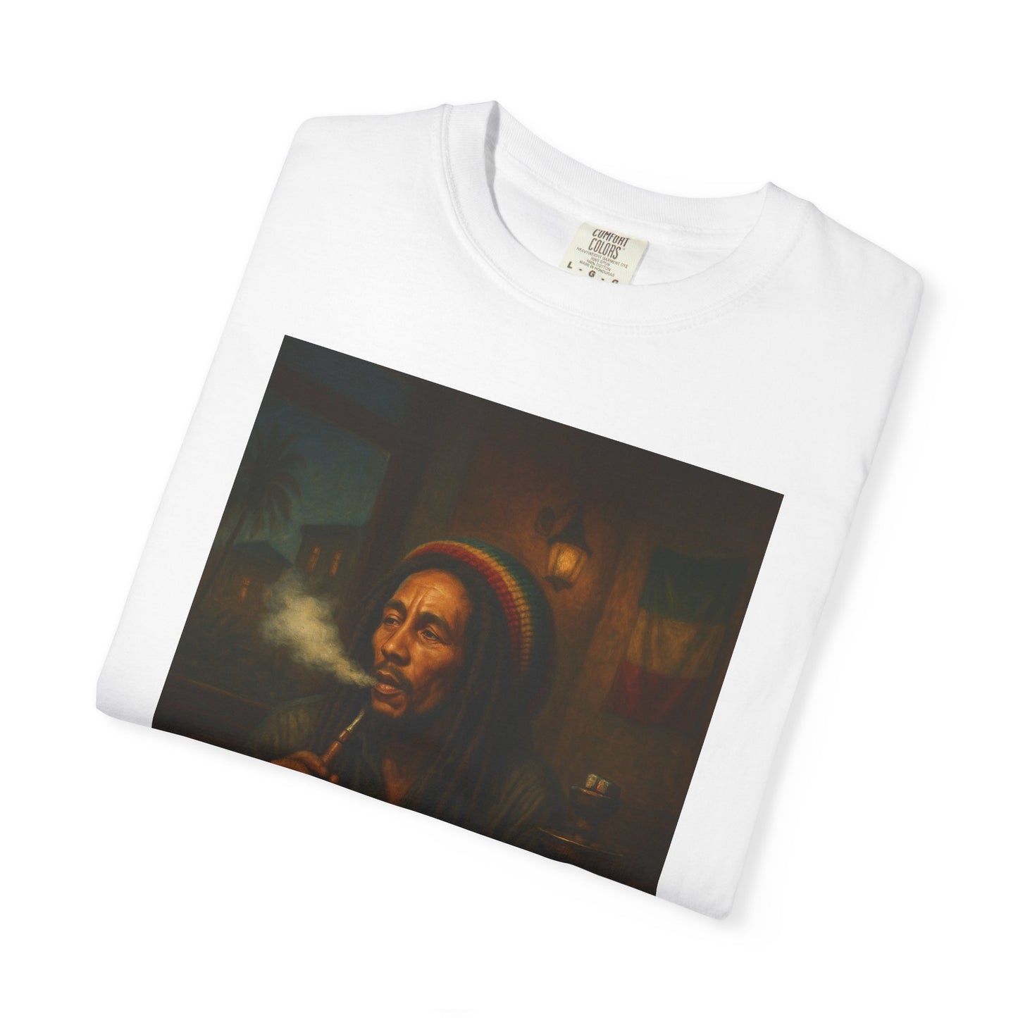 T-Shirt BobMarley Smoking Shisha