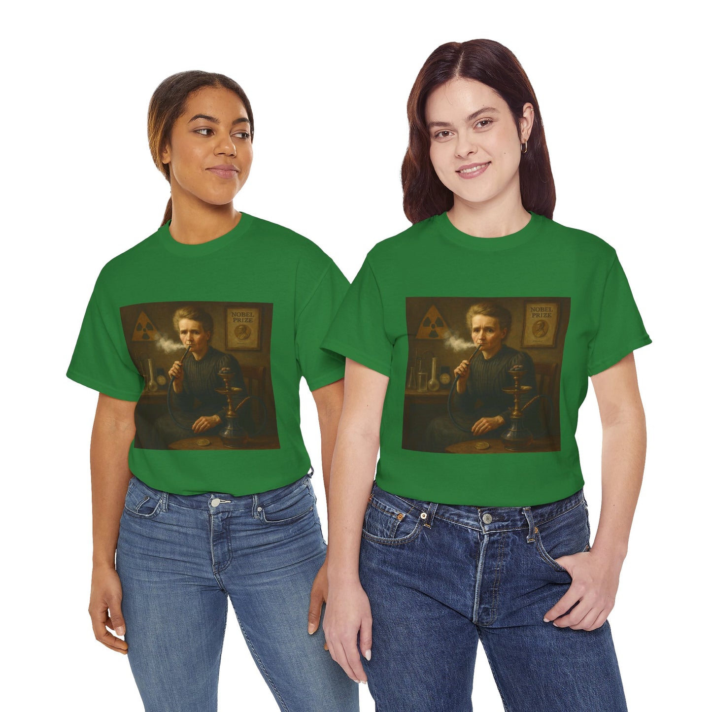 T-Shirt Marie Curie Smoking Shisha